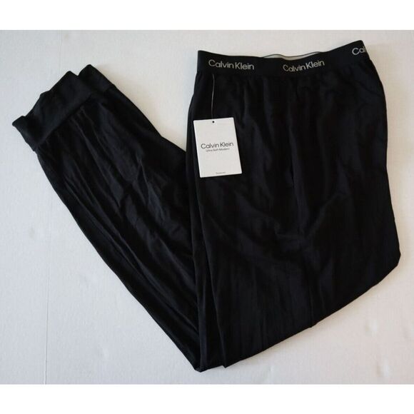 Calvin Klein NM2235001 Men's Sz Large Black Ultra-Soft Modern Lounge Joggers - Picture 6 of 10
